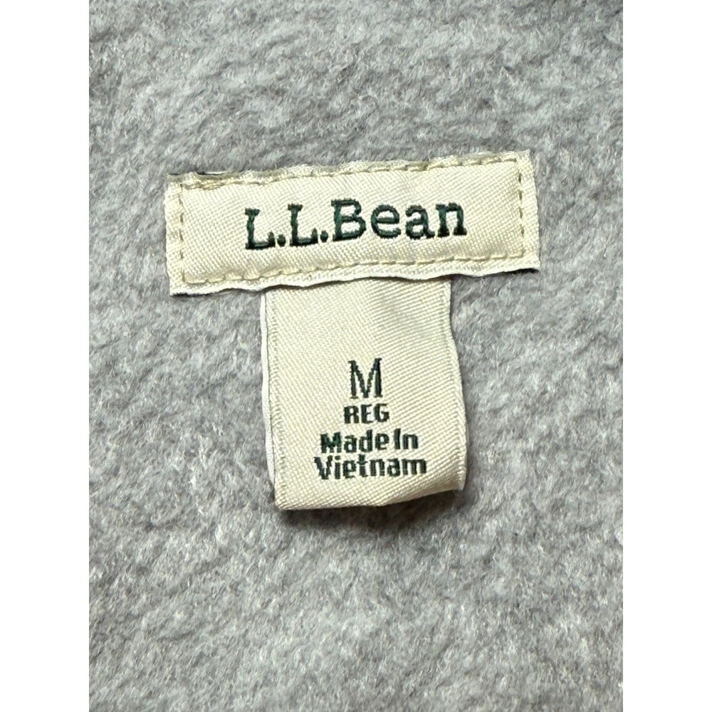 L.L.Bean Womens M Fleece-Lined Flannel Hoodie Shirt Blue Plaid Long Sleeve - Picture 4 of 9